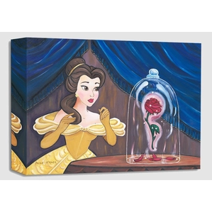 Paige O Hara Enchanted Rose - From Disney Beauty and The Beast Gallery Wrapped Giclee On Canvas