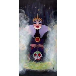 Liana Hee Evil Queen Hand-Embellished Giclee on Canvas