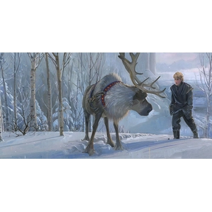 Jim Salvati Epic Journey From The Movie Frozen Hand-Embellished Giclee on Canvas