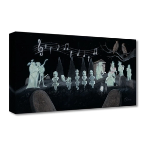 Michael Prozenza Graveyard Symphony From The Haunted Mansion Gallery Wrapped Giclee On Canvas