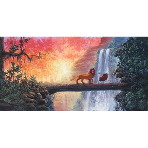 Rodel Gonzalez Hakuna Matata - From Disney The Lion King Hand-Embellished Giclee on Canvas