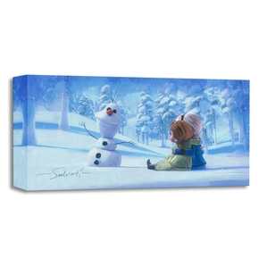 Jim Salvati Memories of Magic From The Movie Frozen Gallery Wrapped Giclee On Canvas