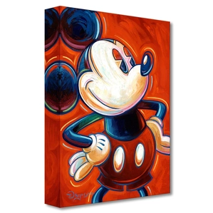 Tim Rogerson Modern Mickey Red From Mickey Mouse Gallery Wrapped Giclee On Canvas