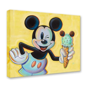 Dom Corona Minty Mouse From Mickey Mouse Gallery Wrapped Giclee On Canvas