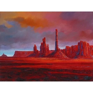 Harrison Ellenshaw Monument Valley Giclee On Canvas