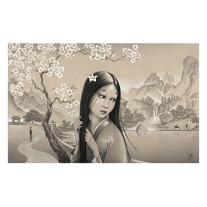 Edson Campos Mulan Premiere Edition From Mulan Giclee On Paper