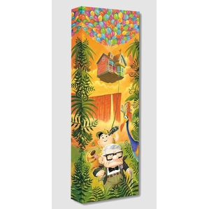 Tim Rogerson Journey to Paradise Falls From The Movie Up Gallery Wrapped Giclee On Canvas