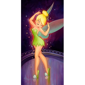 Tim Rogerson Pixie Pose Giclee On Canvas