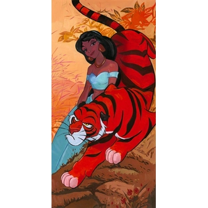 Jim Salvati Jasmine's Fierce Protector Hand-Embellished Giclee on Canvas