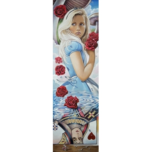 Edson Campos Reflections of Wonderland Giclee On Canvas