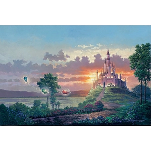 Rodel Gonzalez Blessings for the Princess - From Disney Sleeping Beauty Giclee On Canvas