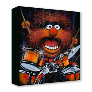 Stephen Fishwick Rockin' Animal Gallery Wrapped Giclee On Canvas