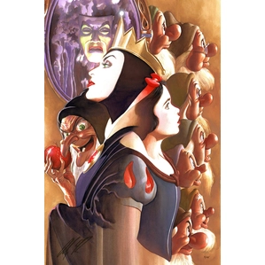 Alex Ross Disney Once There Was a Princess From Beauty and The Beast Giclee On Canvas