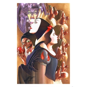 Alex Ross Disney Once There Was a Princess From Beauty and The Beast Lithograph