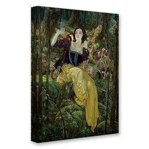 Heather Edwards With a Smile and a Song from Snow White and the Seven Dwarfs Giclee On Canvas