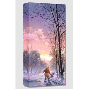 Rodel Gonzalez Snowy Path Giclee On Canvas