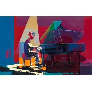 Jim Salvati The Soul of Music From the Movie Soul Giclee On Canvas