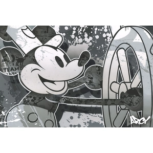 Arcy Steamboat Willie Giclee On Canvas