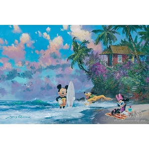 James Coleman Surfs Up Giclee On Canvas