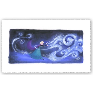 Lorelay Bove Swirls of Snowy Magic Giclee On Canvas