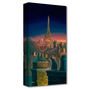 Rob Kaz  A Taste of Paris From Ratatouille Gallery Wrapped Giclee On Canvas