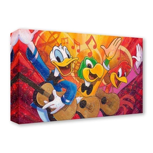 Stephen Fishwick Three Caballeros Gallery Wrapped Giclee On Canvas