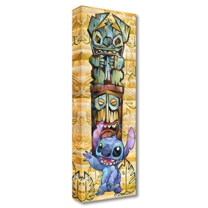 Tom Matousek Tiki Stitch Gallery Wrapped Giclee On Canvas