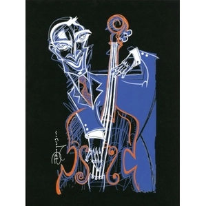 Tim Rogerson Bass Line Blues Serigraph on Paper