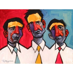 Tim Rogerson Three Guys Named Joe Giclee On Canvas