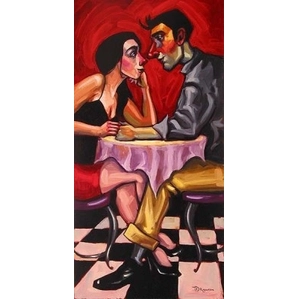 Tim Rogerson Love Is In The Air Giclee On Canvas