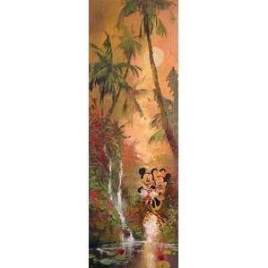 James Coleman Tropical Twosome Giclee On Canvas