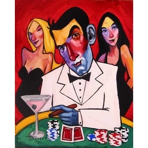 Tim Rogerson High Roller Giclee On Canvas