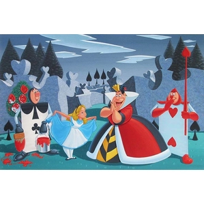 Manuel Hernandez Turn Out Your Toes - From Disney Alice in Wonderland Giclee On Canvas