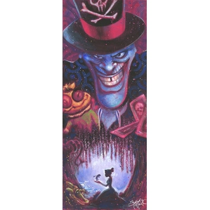 Stephen Fishwick Wicked Doctor From The Princess And The Frog Hand-Embellished Giclee on Canvas