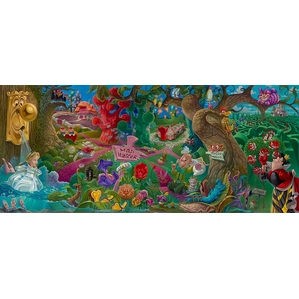 Jared Franco Wonderland Premiere Edition Hand-Embellished Giclee on Canvas