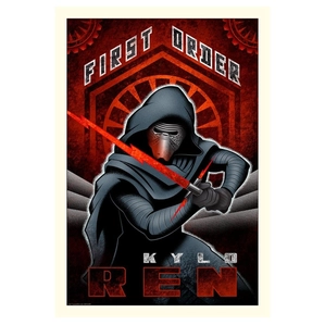 Mike Kungl First Order Ren From Lucas Films Star Wars Giclee On Canvas