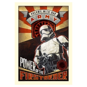 Mike Kungl Power of the First Order From The Force Awakens Giclee On Canvas