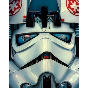 Christian Waggoner AT-AT Driver Giclee On Canvas