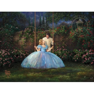 Thomas Kinkade Disney Dreams Come True Giclee On Canvas