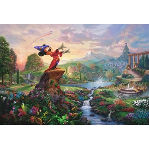 Thomas Kinkade Disney Fantasia Giclee On Canvas