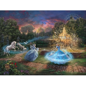 Thomas Kinkade Disney Wishes Granted Giclee On Canvas