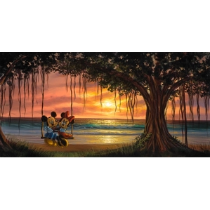 Walfrido Garcia Banyan Swing Giclee On Canvas