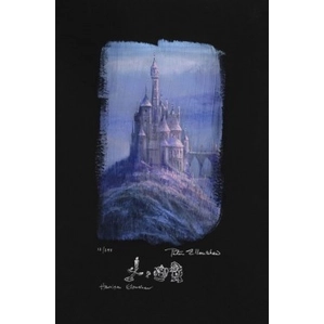 Peter / Harrison Ellenshaw Beauty And The Beast Castle Deluxe Giclee On Paper