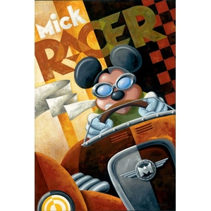 Mike Kungl Mick Racer Giclée On Canvas 