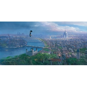 Peter Ellenshaw Practically Perfect - From Disney Mary Poppins Giclee On Canvas