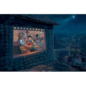 Rodel Gonzalez The Wishing Star - From Disney Pinocchio Hand-Embellished Giclee on Canvas