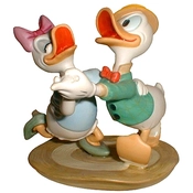 Disney Fine Art - Daisy & Donald Oh Boy What A Jitterbug By WDCC Disney Classics