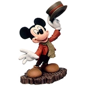 Disney Fine Art - Mickey Christmas Carol Mickey Mouse And A Merry Christmas To You Ornament By WDCC Disney Classics