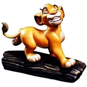 Disney Fine Art - The Lion King Simba Ornament By WDCC Disney Classics