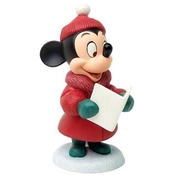 Disney Fine Art - Plutos Christmas Tree Minnie Mouse Caroler Minnie By WDCC Disney Classics